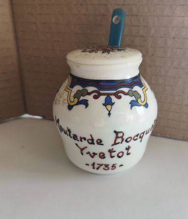 ancien moutardier ceramique 