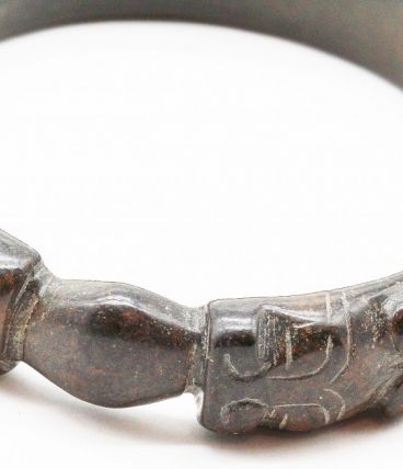 Bracelet en pierre hippopotame