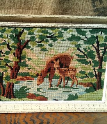 Cadre canevas vintage