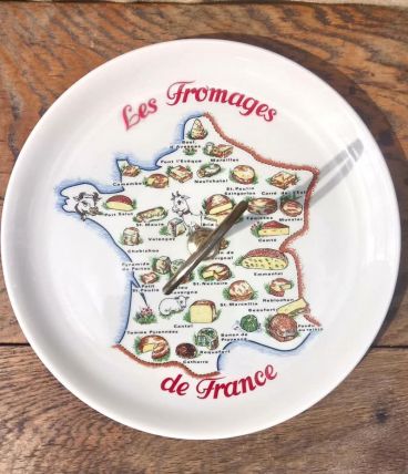 Plateau de service "Les fromages de France" - Années 70/80 