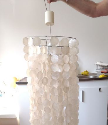 Suspension pastilles en nacre