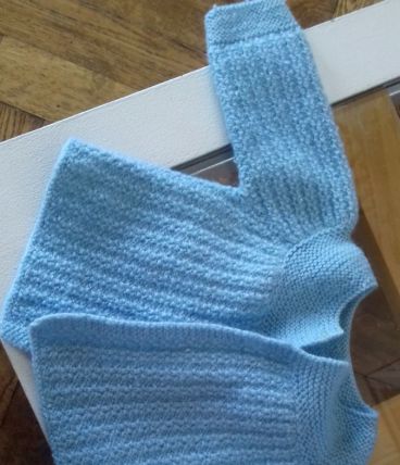 gilet bleu naissance