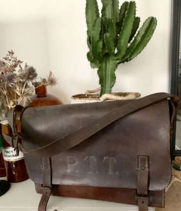 Sacoche besace PTT Vintage