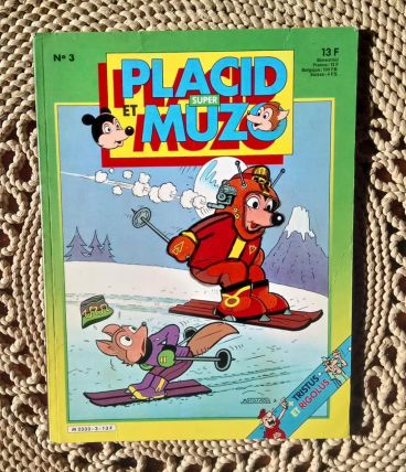 Placid et Muzo Super n° 3 - Bimestriel 1986