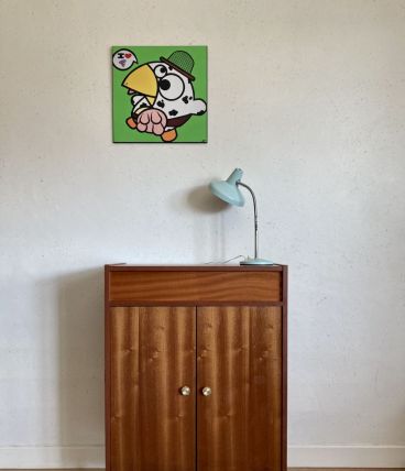 Petit buffet meuble à chaussures vintage années 70