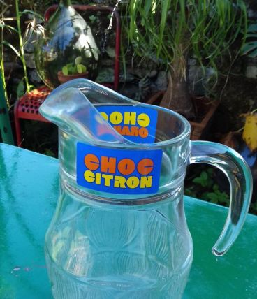 Carafe publicitaire CHOC CITRON 80's