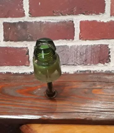 porte manteau mural de type industriel 65x14cm sur platine b