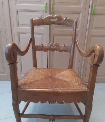 Fauteuil crosse vintage 