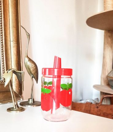 Sucrier HENKEL Pot Vintage 1950 Pomme Cuisine Gateau Patisse