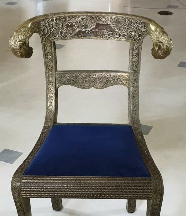 Chaises indiennes style Angl Raj