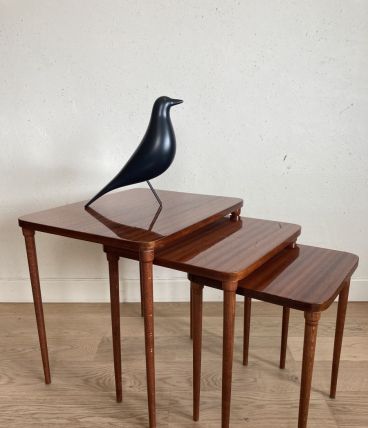  Set de 3 tables basses gigognes vintage années 60