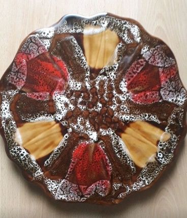 Plat à  tarte Vallauris, années 60's