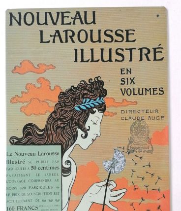 Plaque publicitaire Larousse 