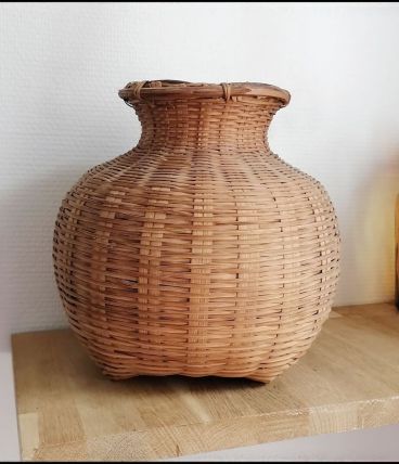 Vase en osier