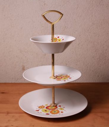 Plat présentoir fleur