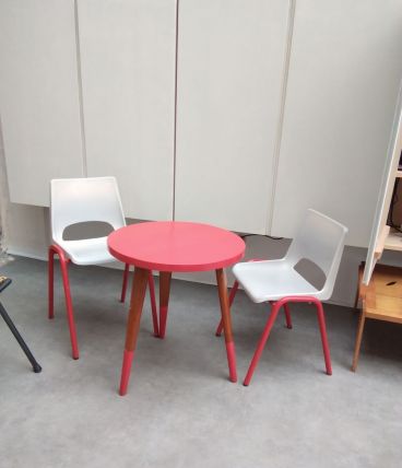 Paire de chaises école maternelle dlg Robin Day