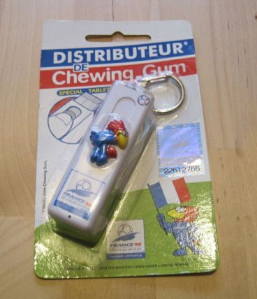 Porte clé collector distributeur de chewing gum 