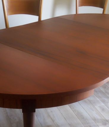 Table Teck Vintage Scandinave