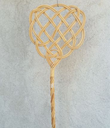 Tapette à tapis en osier Vintage 