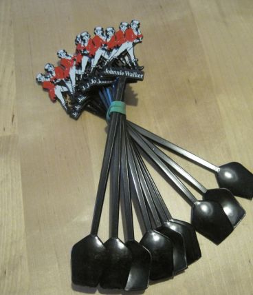 10 touillettes pour cocktail Johnnie Walker