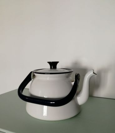 Théière tôle émaillée
