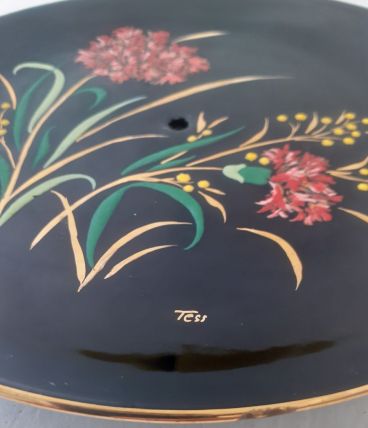 Assiette décorative peint à la main