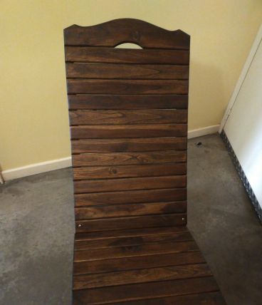 bain de soleil en teck