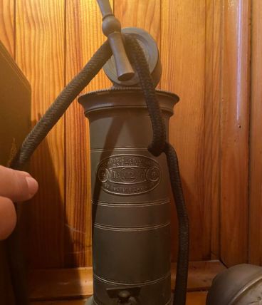 Rare !  XIX ème , en étain, Irrigateur médical