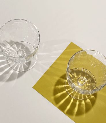 Lot de 6 verres à vin cristal