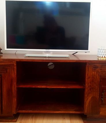 Meuble télé en bois massif