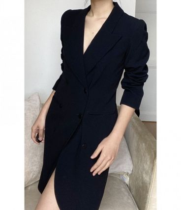 Vintage long vest jacket