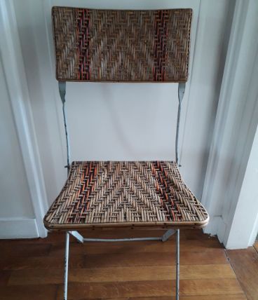 Chaise pliante années 30
