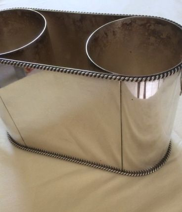 refroidisseur à bouteilles argent