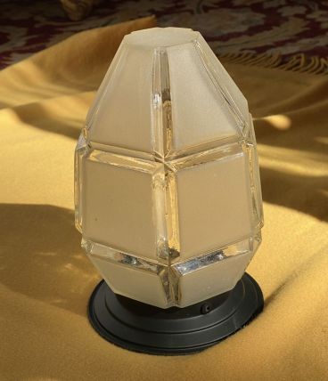 Art Deco sand glass ceiling lamp