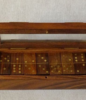 Jeu de dominos en ébène