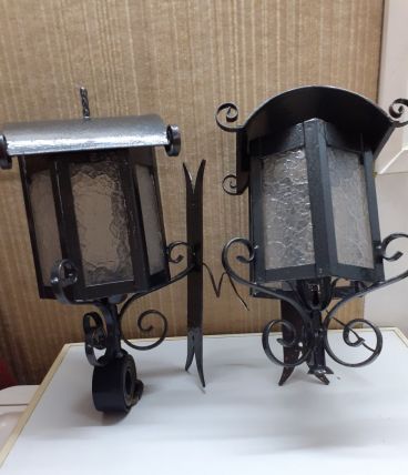 2 lampes extérieur à fixer