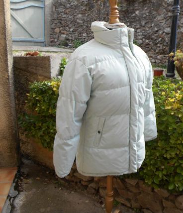 DOUDOUNE GECKO BLEU CIEL VINTAGE T L OU 40 MIXTE 