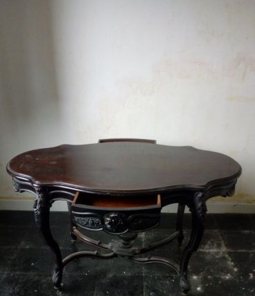 Table en acajou, années 40/50