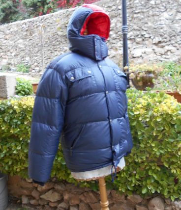 DOUDOUNE ANORALP T 36-38 tbe VINTAGE  BLEU MARINE