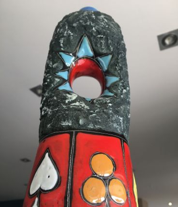 Pied de lampe forme bouteille