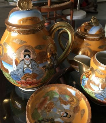 Service satsuma post45 doré or fin complet