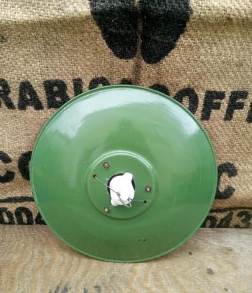 Suspension gamelle en tôle émaillée - Années 50/60