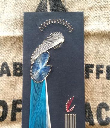 Tableau en fil vintage - Années 70 