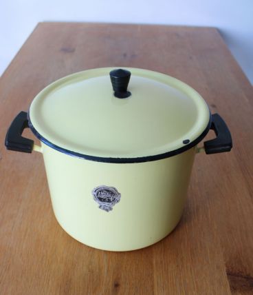 Faitout, marmite émaillée années 50/60