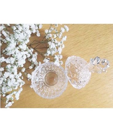 Bonbonnière ananas cristal d’arques 