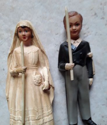 Communiant  et communiante Petit Colin