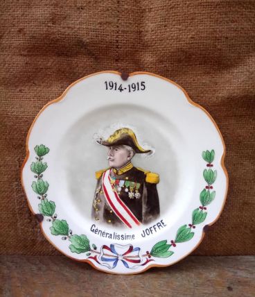 Assiette décorative Haviland - Généralissime Joffre 