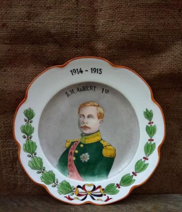 Assiette décorative Haviland - SM Albert Ier