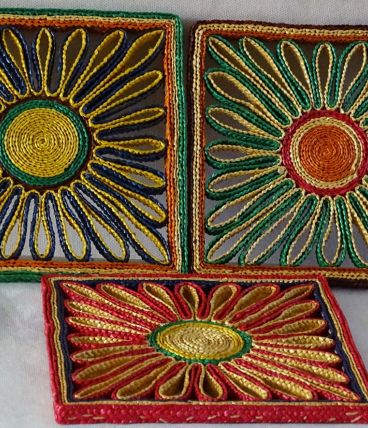 Dessous de plat par 3 pièces