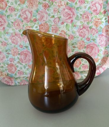 Carafe ambré année 70’s